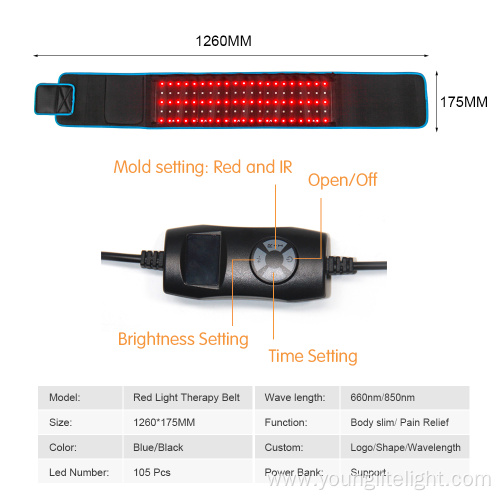 red light targeted therapy slimming belt for horse